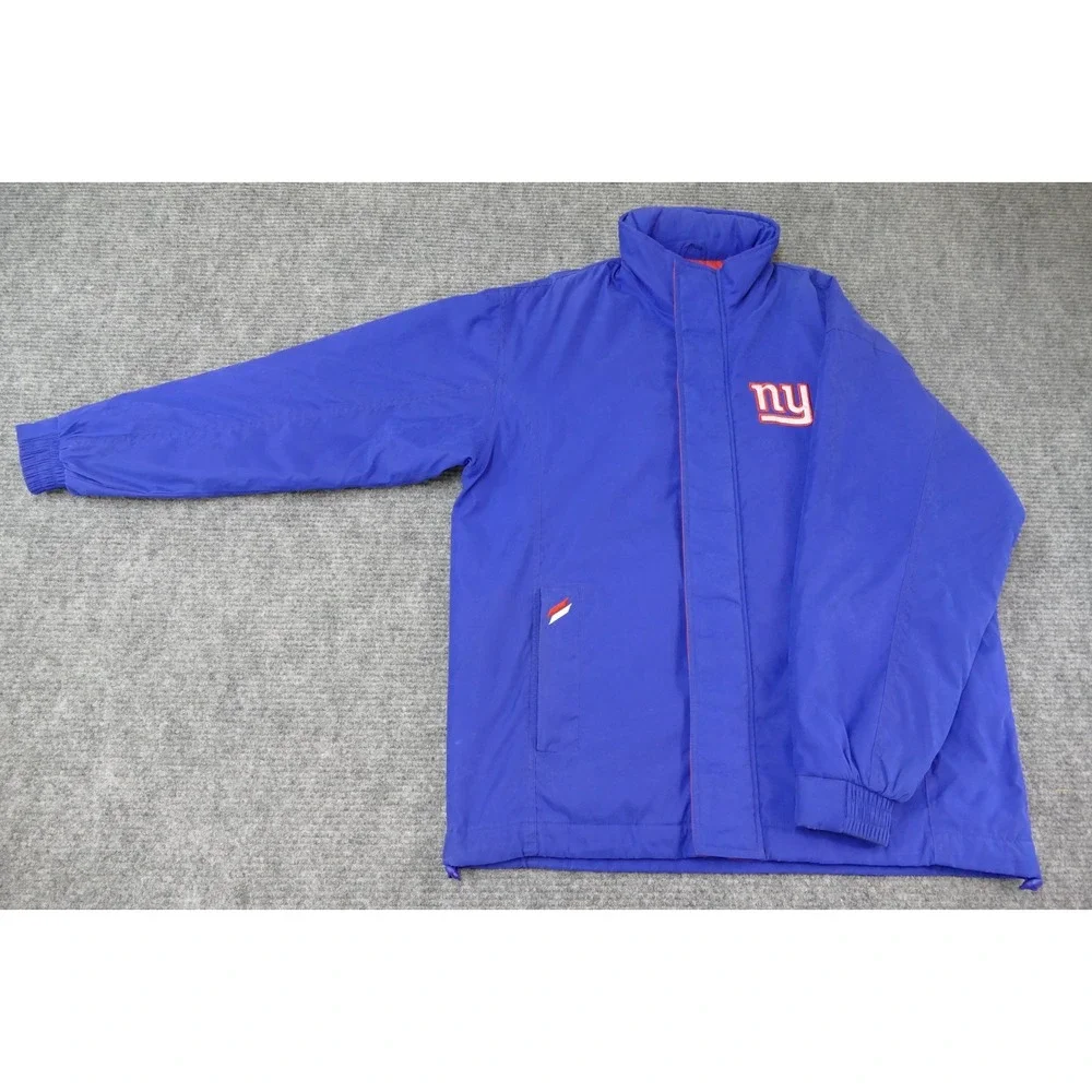 NY Giants Football GIII Men's Medium wind breaker jacket and Carl Banks pre-game